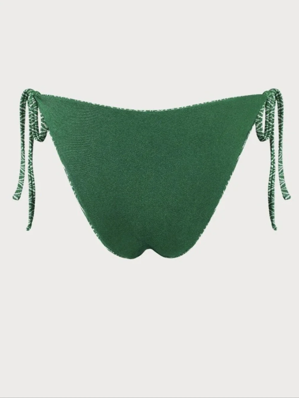 NWT Berlook Green Geometric Textured Cut Out Bikini Matching Set